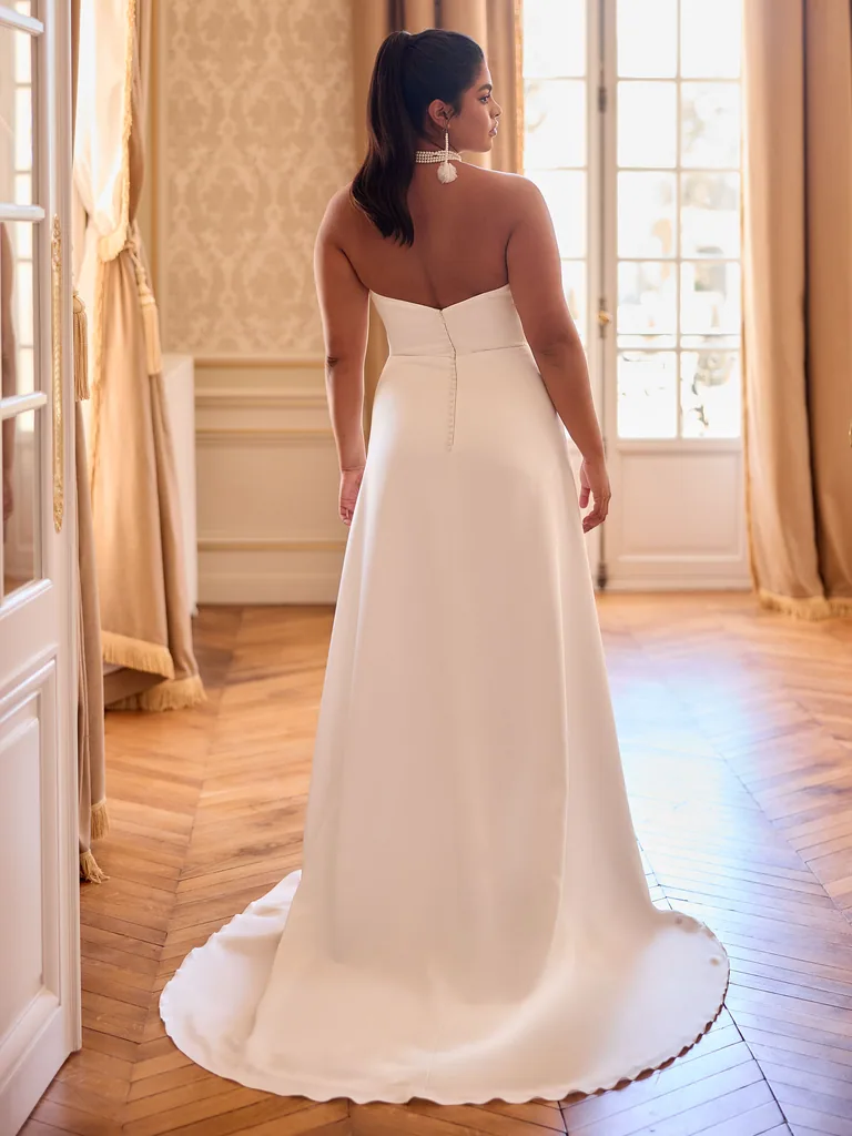 Brautkleid Alicia Princess — Limited Plus Size Bianco Evento, Rückenansicht
