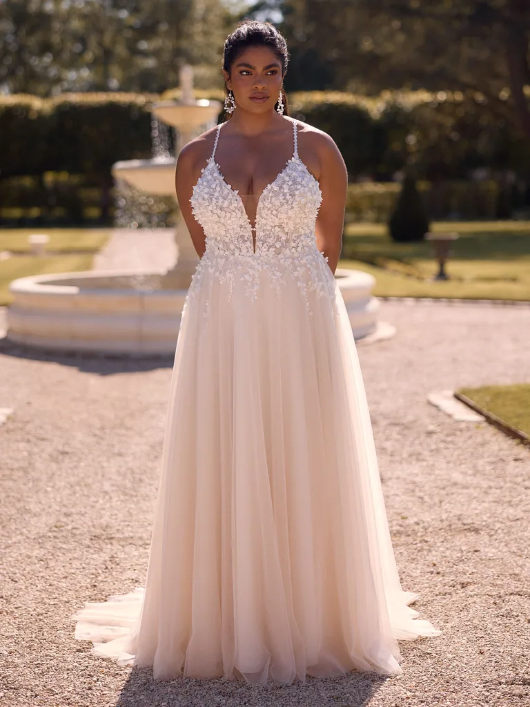 Brautkleid Ariana — Plus Size Bianco Evento