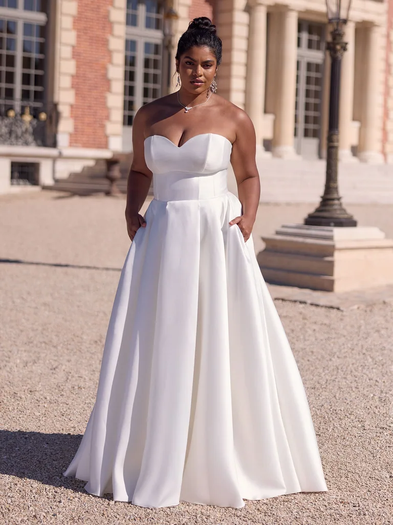 Brautkleid Daria — Plus Size Bianco Evento