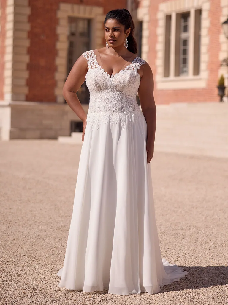 Brautkleid Giada — Plus Size Bianco Evento