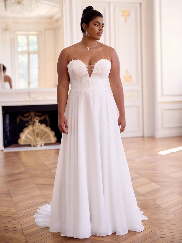 Brautkleid Winnie — Plus Size Bianco Evento